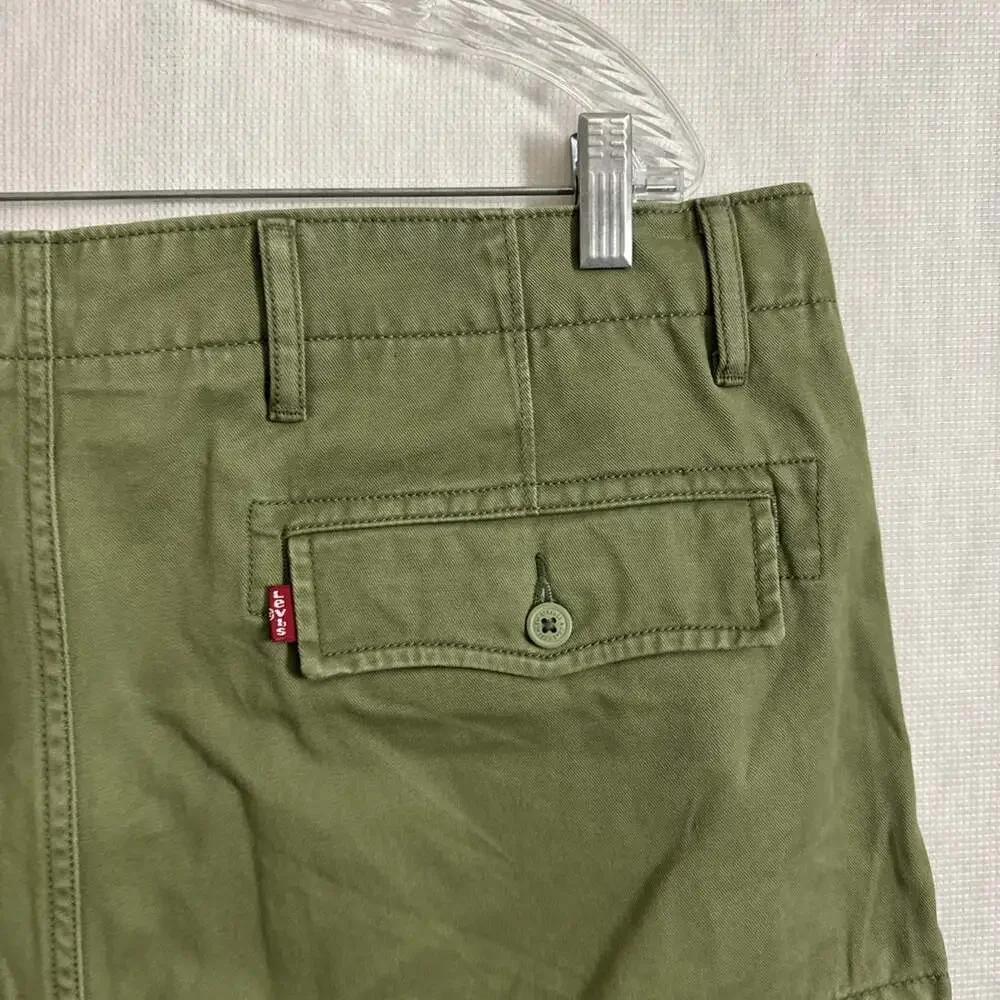Levi's Men's Size 38x32 Green Straight Leg Y2K Cargo Pants